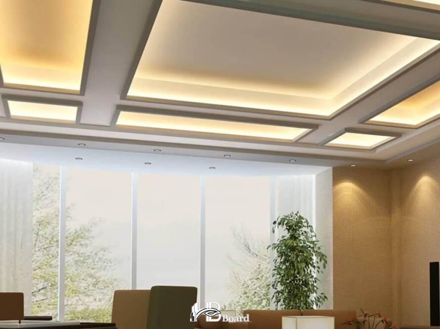 پانل های اکسیدمنیزیم به عنوان سقف کاذب-اچ بی بورد