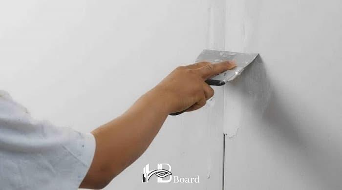 آماده‌سازی سطح کناف برای رنگ‌آمیزی-HB