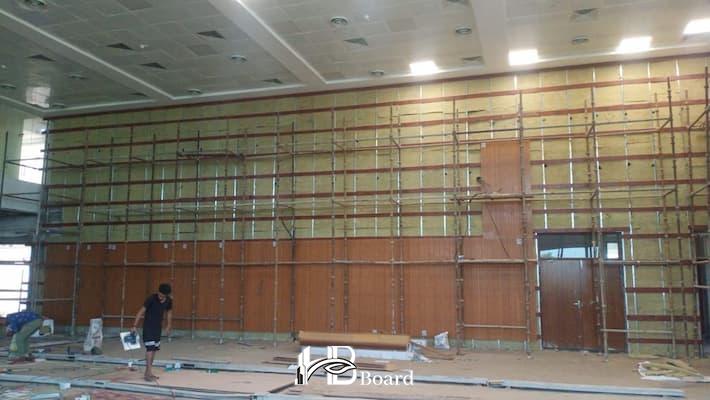  نصب پانل اکسید منیزیم به عنوان عایق صوتی دیوار-HB